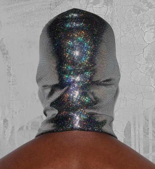 Holographic Glitter 2-Hole Full-Face Mask 110