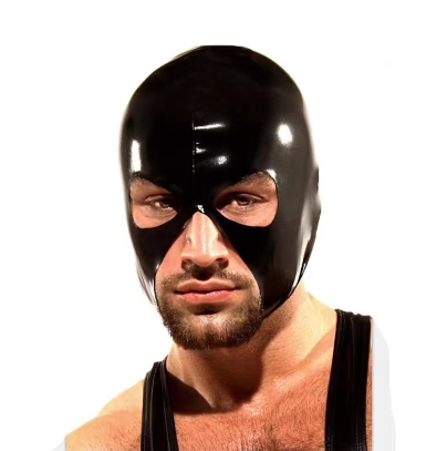 High-Gloss Latex 2-Hole Full-Face  Mask 113