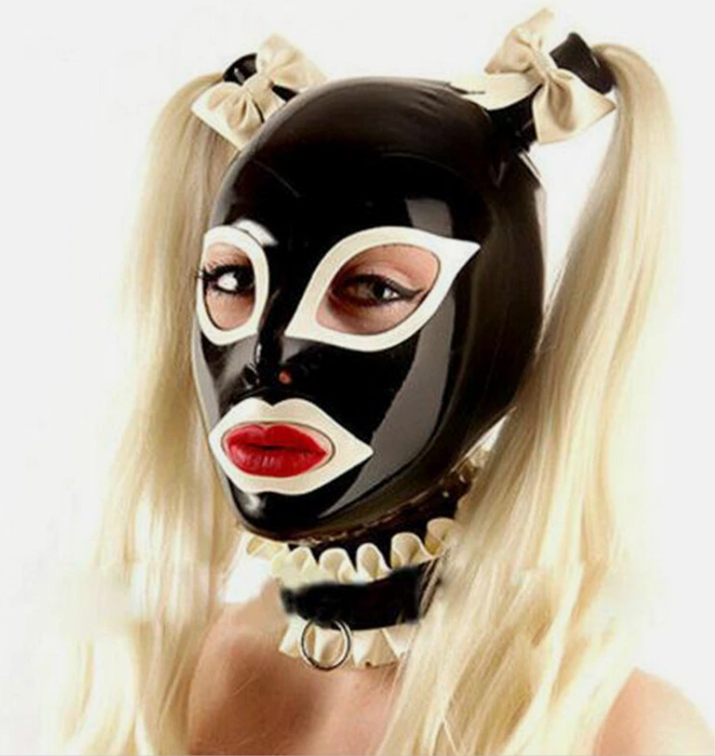 Latex Pigtail Full-Face Mask 121