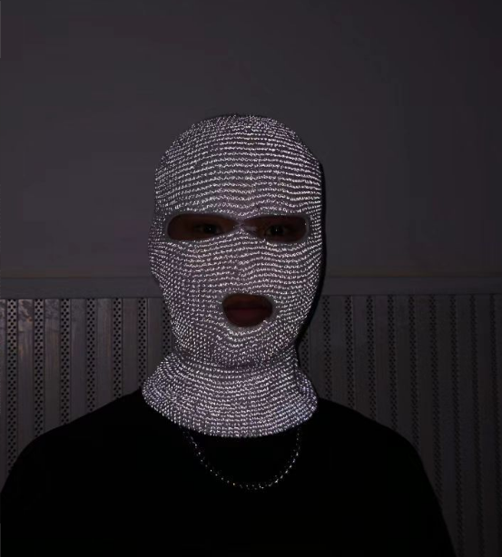 Pastel Pink Knit Balaclava 125