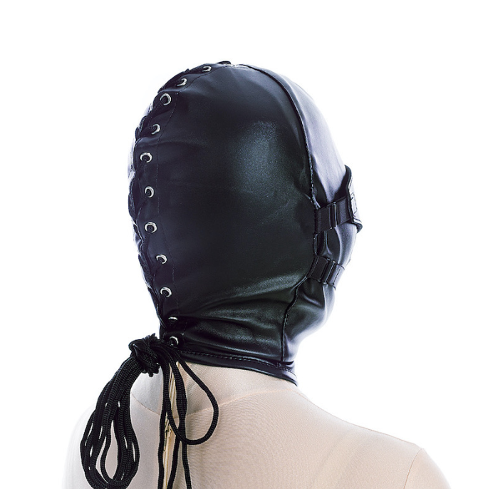 Leather Ball Gag Full-Face Mask 126