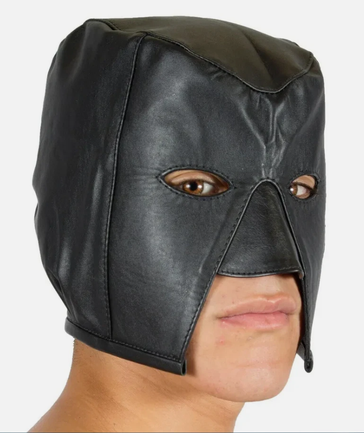 Minimalist Leather Full-Face Mask 128