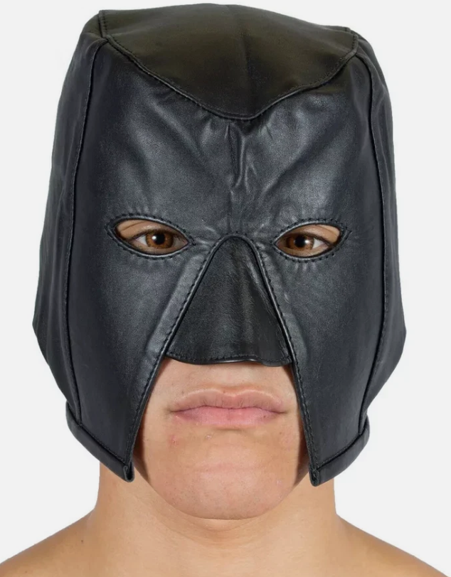 Minimalist Leather Full-Face Mask 128