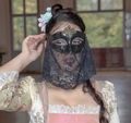 Gothic Lace Veil Masquerade Mask 133