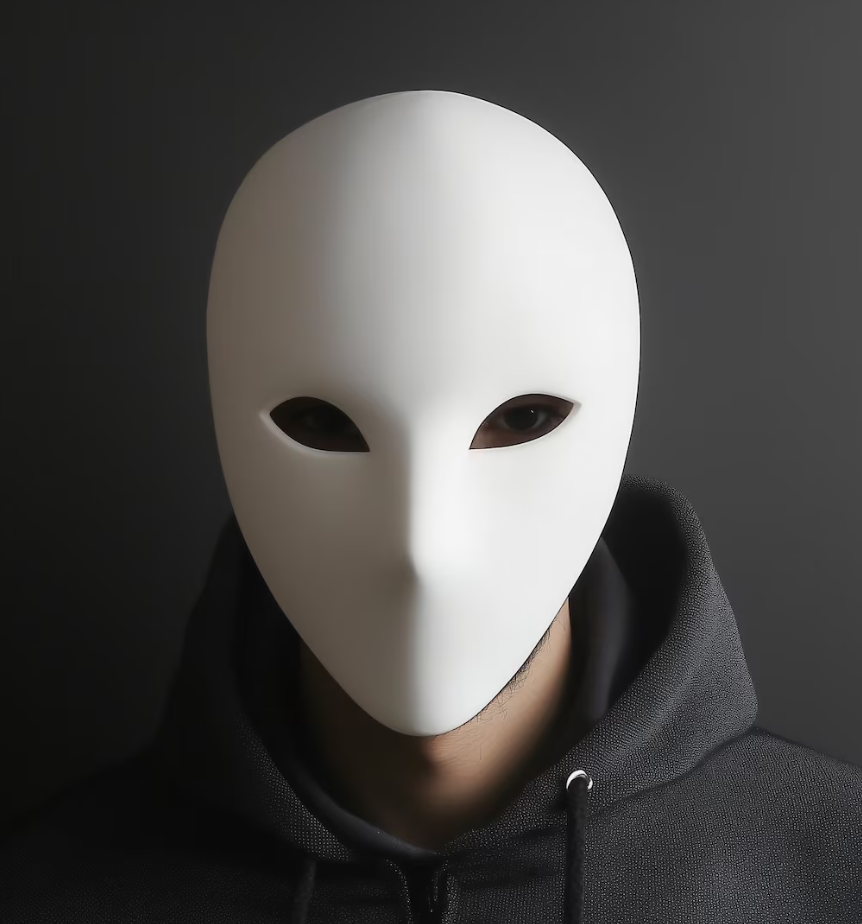 Minimalist Alien Full-Face Mask 136