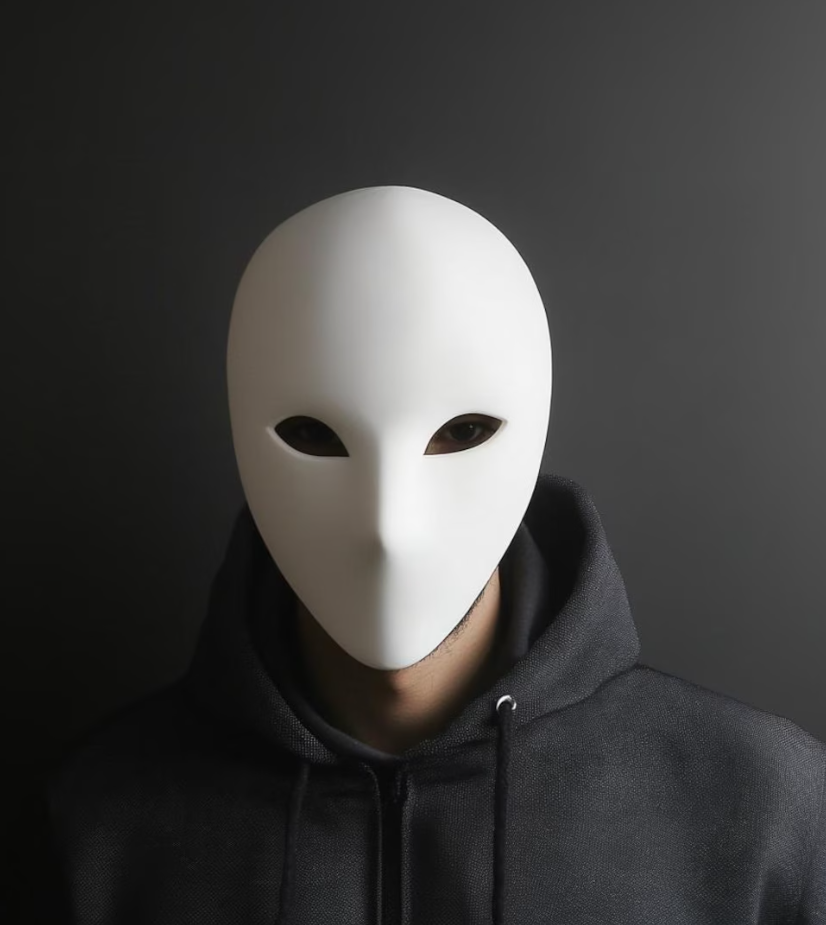 Minimalist Alien Full-Face Mask 136