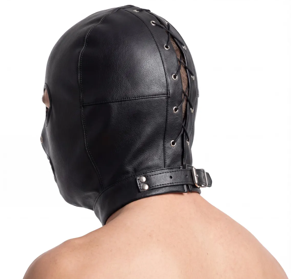 Premium Leather 3-Hole Full-Face Mask 137