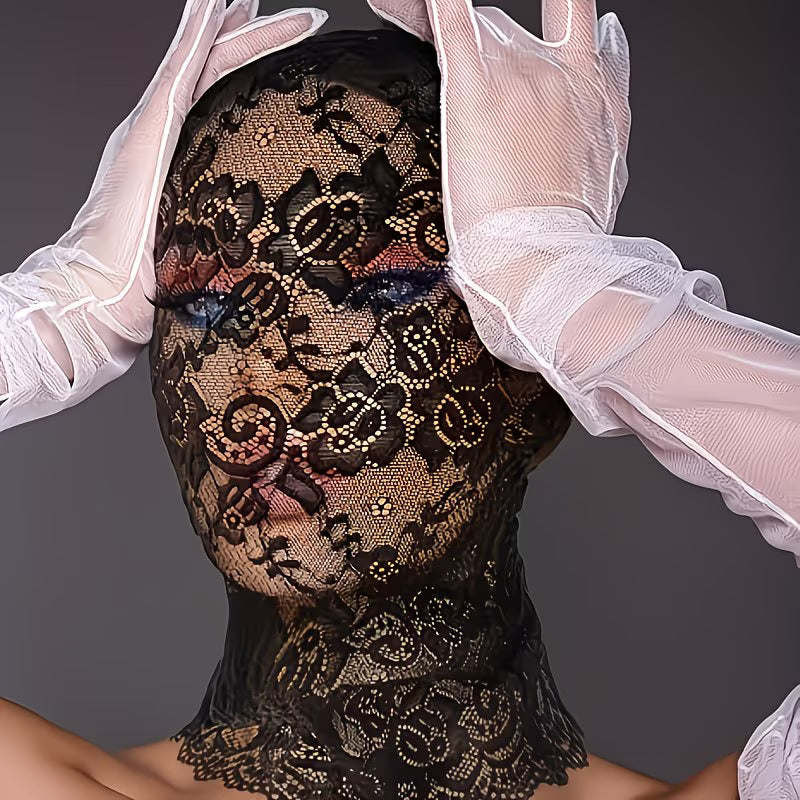 Vintage Pattern Lace Full-Face mask 82