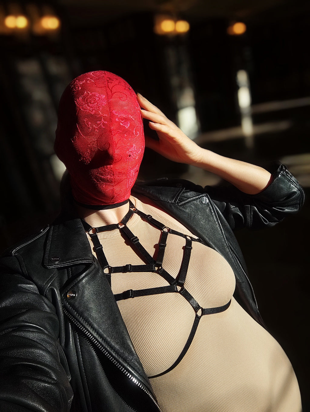 Adjustable Chest Harness Lingerie 7