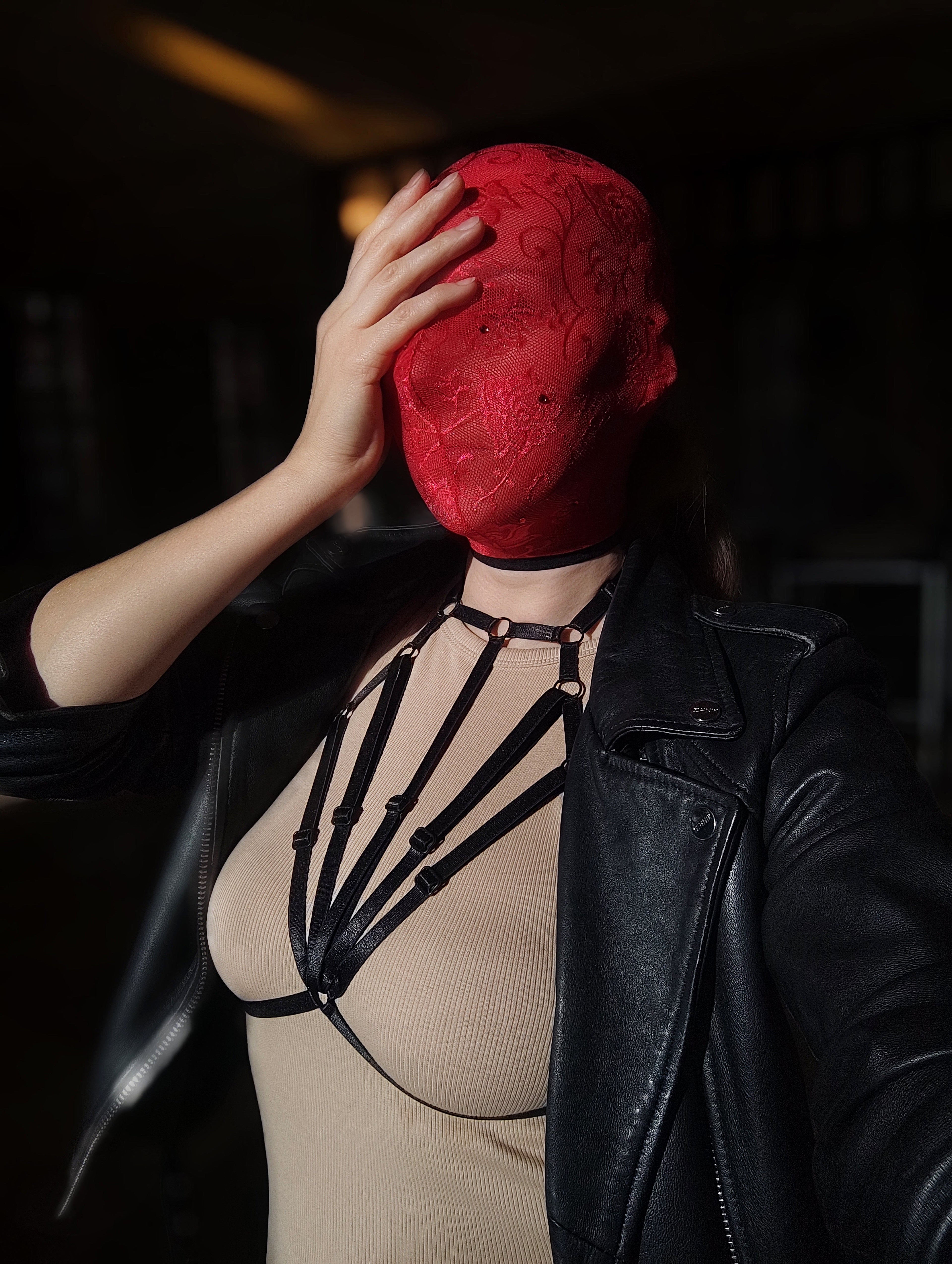 Adjustable Chest Harness Lingerie 3