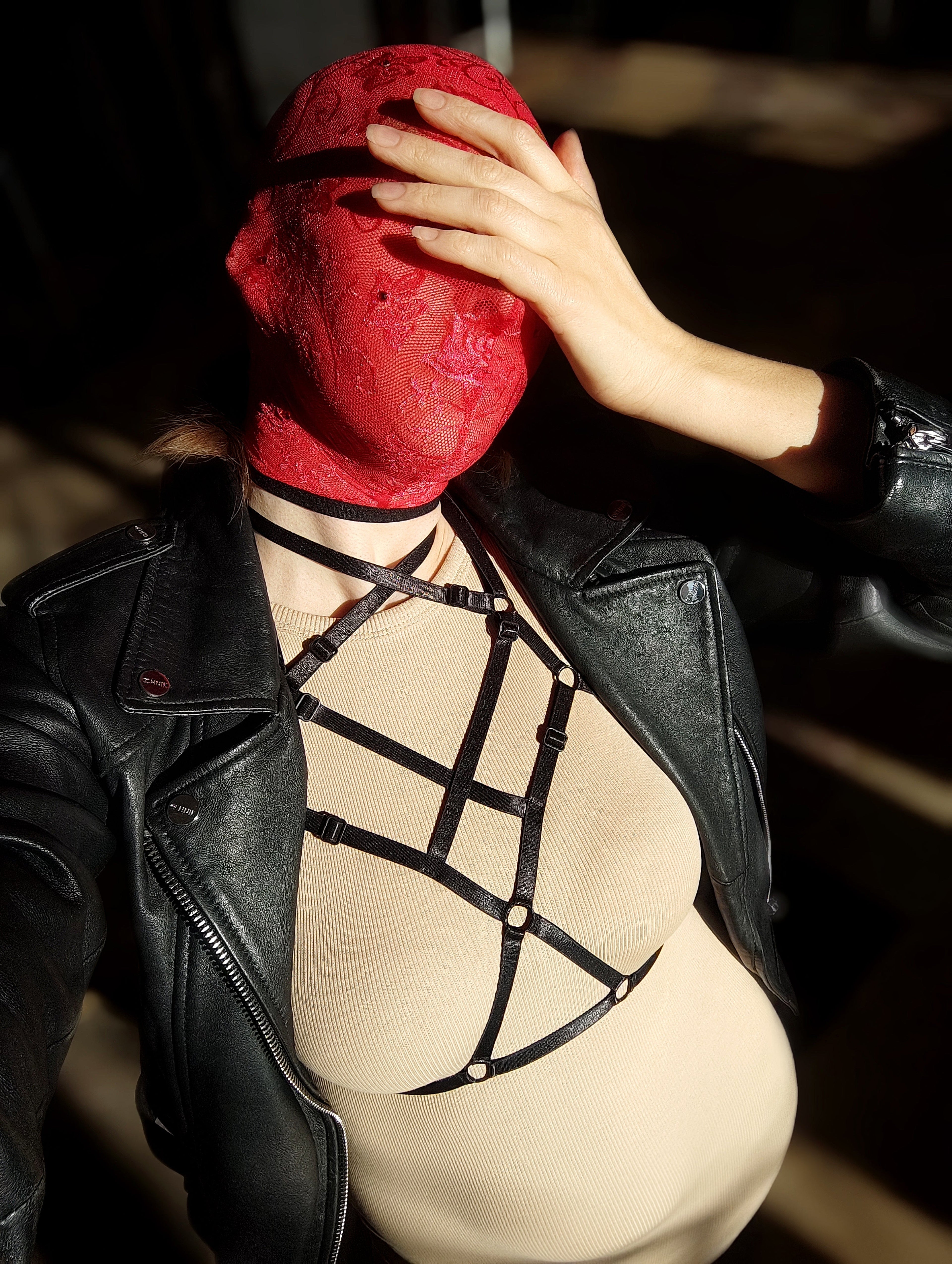 Adjustable Chest Harness Lingerie 8