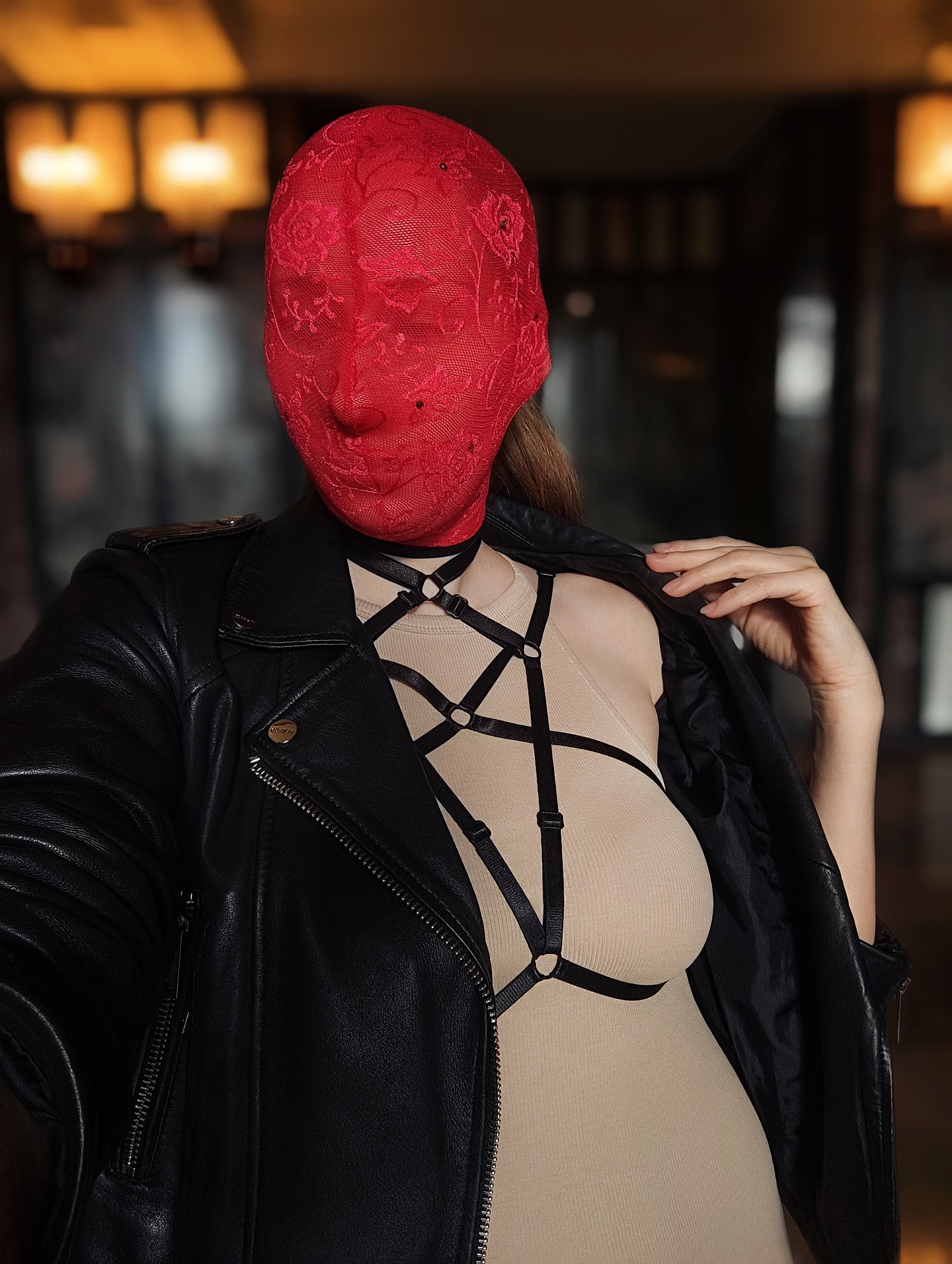 Adjustable Chest Harness Lingerie 6