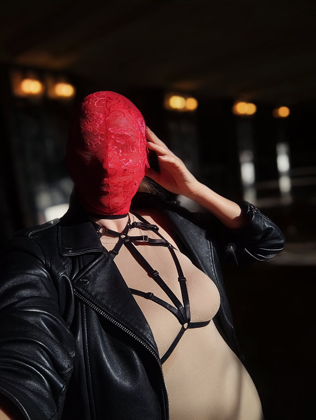 Adjustable Chest Harness Lingerie 4