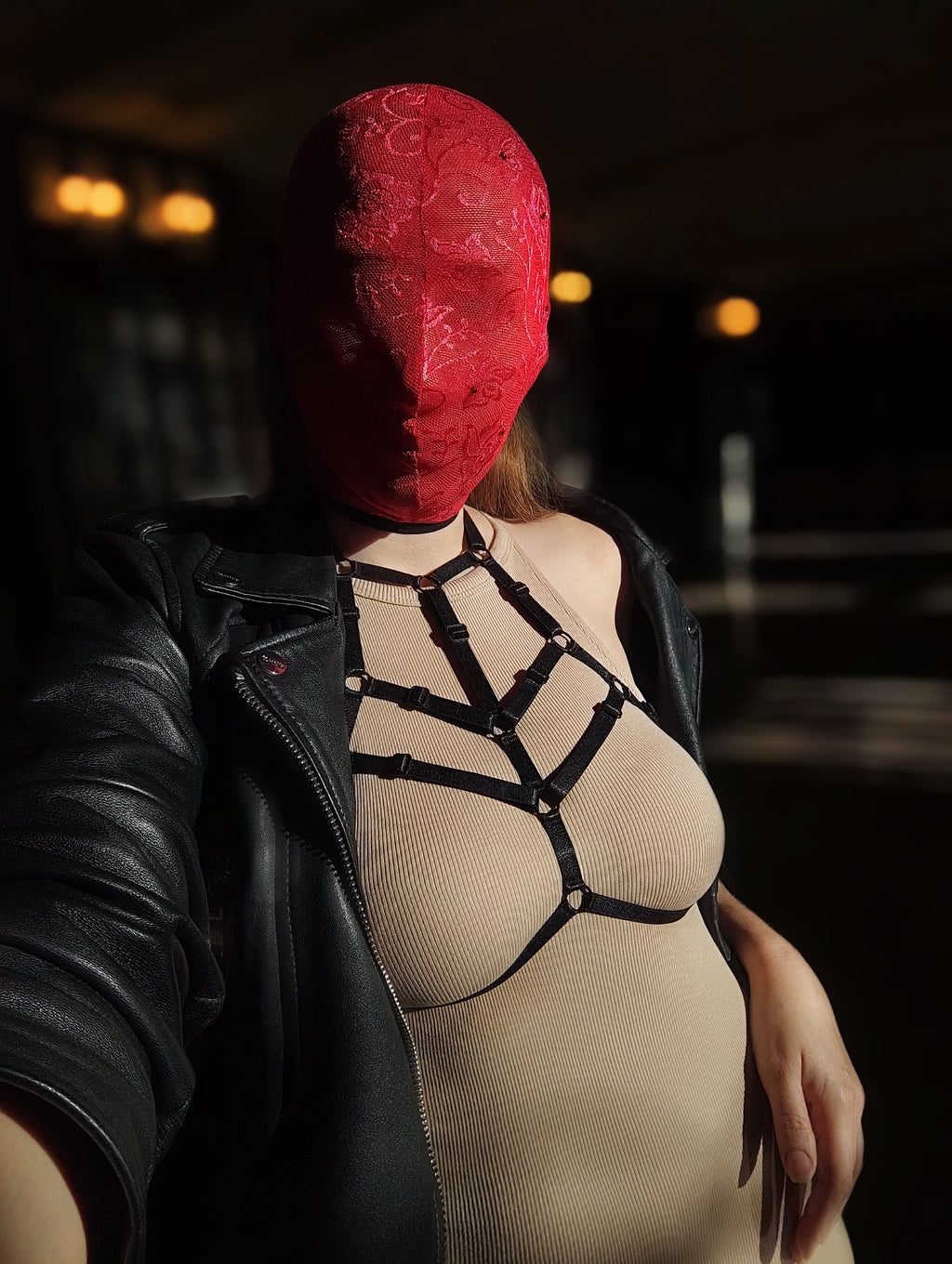 Adjustable Chest Harness Lingerie 7