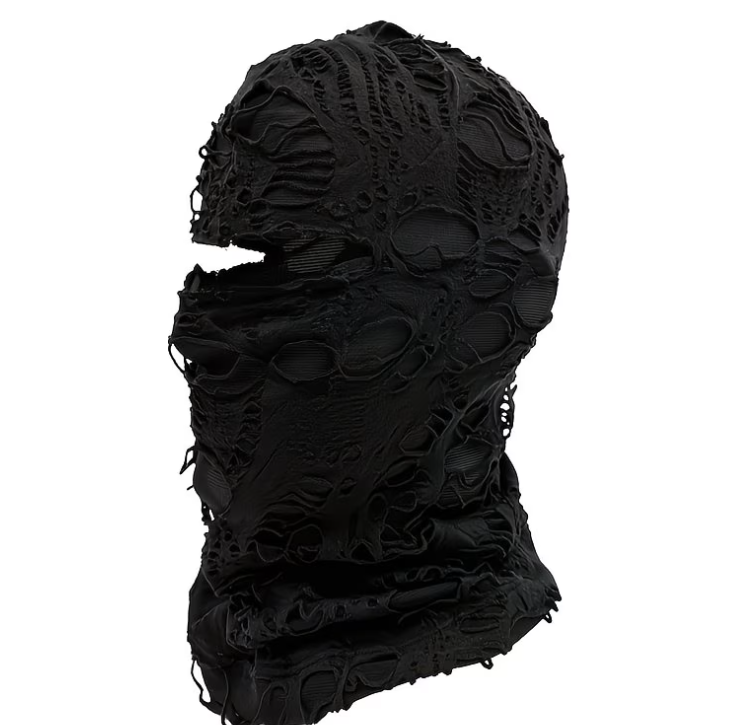 Distressed Mesh Full-Face Mask 88