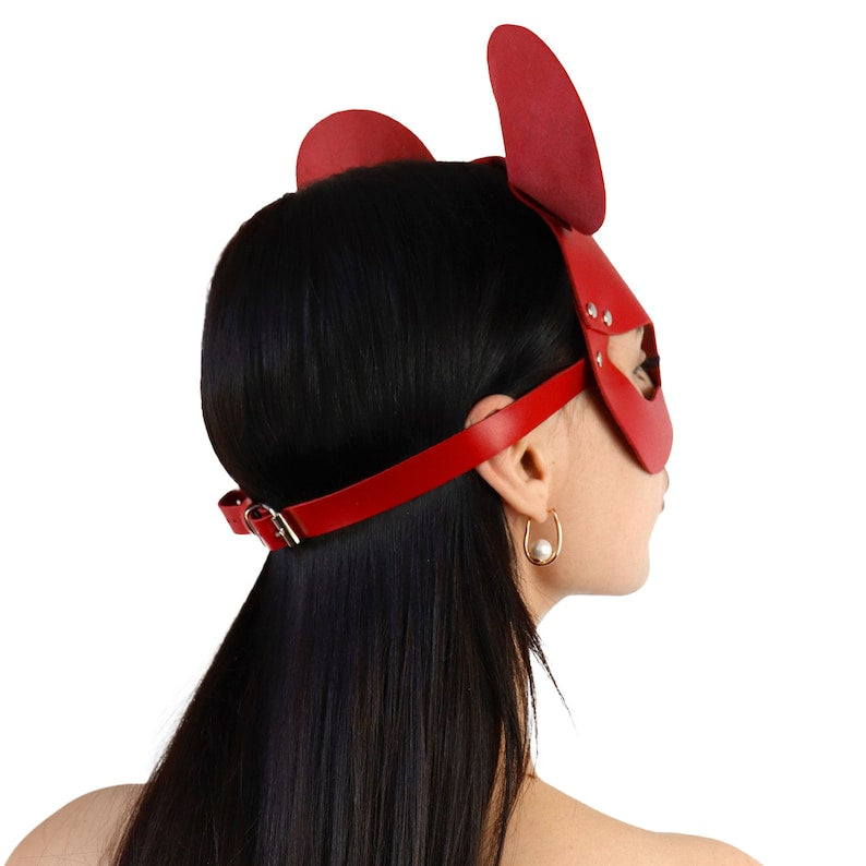 Leather mouse mask (choose color) 148