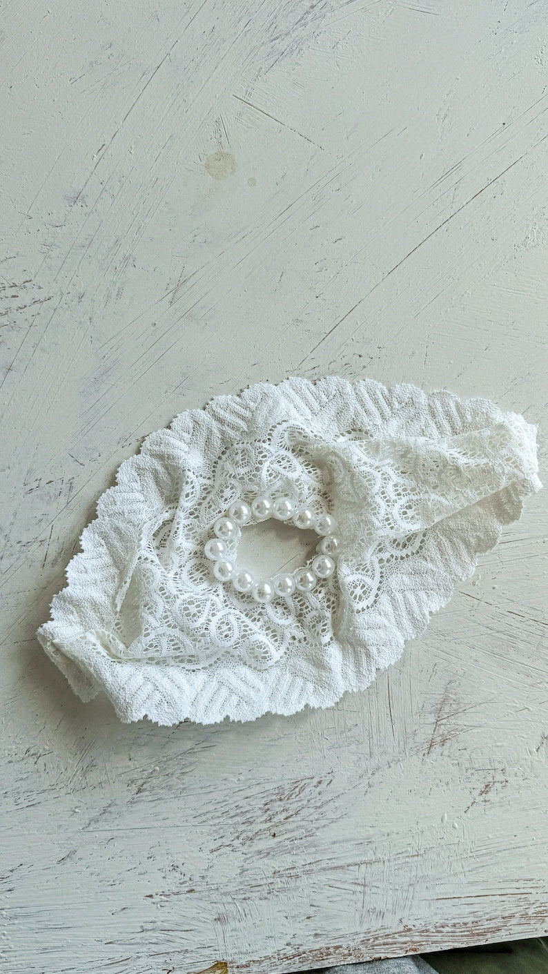 Fetish Blindfold mask with beads - Sexy Eyes mask 162