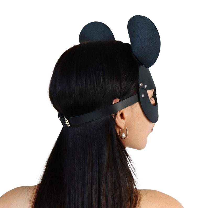 Leather mouse mask (choose color) 148