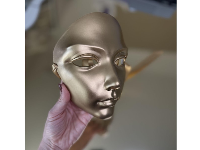 Handcrafted Gold Mask 140