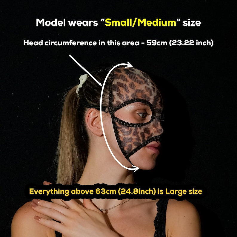 Sheer Pink Blindfold Mask – Playful Intimate Accessory 157