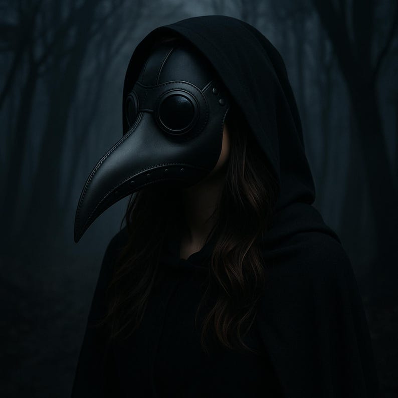Steampunk Plague Doctor Mask – Handmade Gothic Masquerade Costume