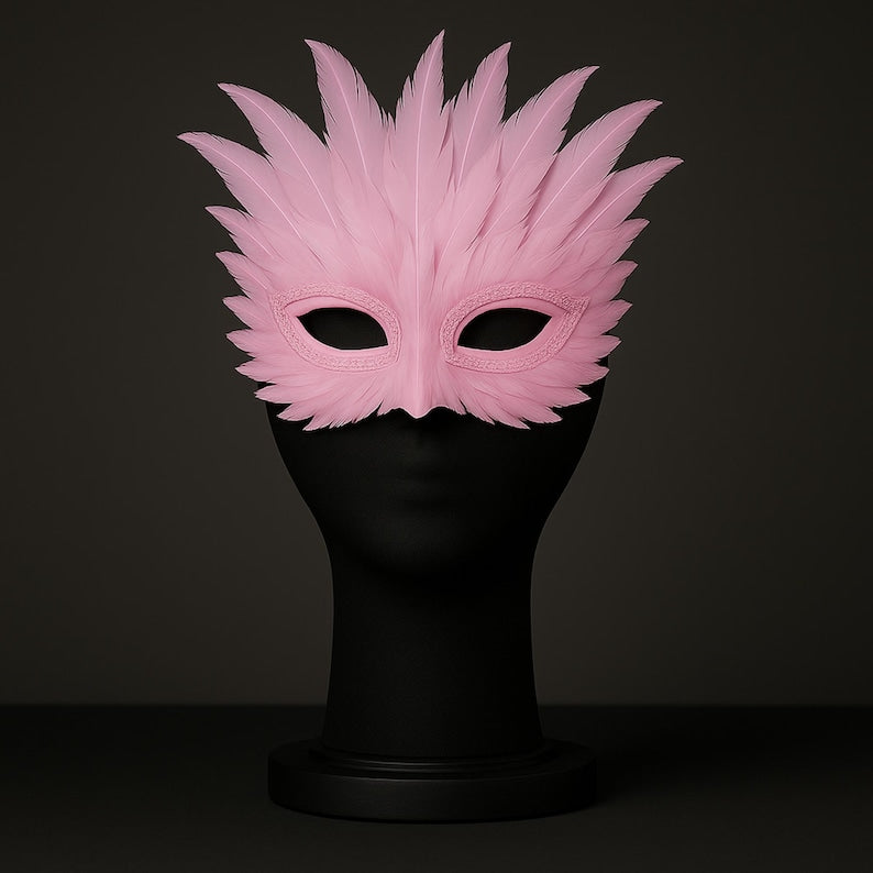 Feather Masquerade Mask
