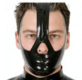 Glossy Latex Half-Face Mask 156