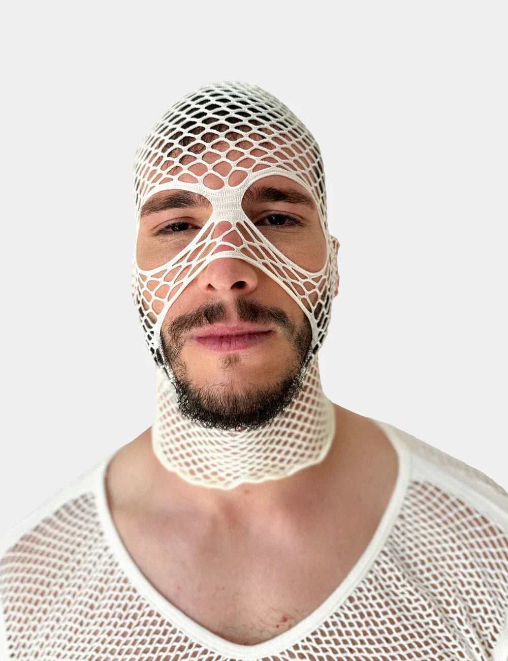 White Mesh Full-Face Mask 103